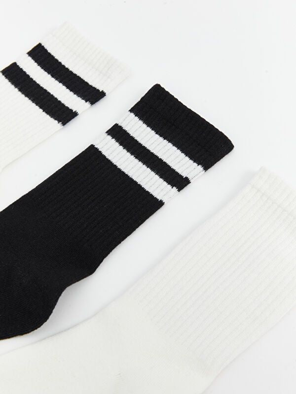 Moudda LC Waikiki - Chaussettes courtes Femme Ecru - Tunisie 2