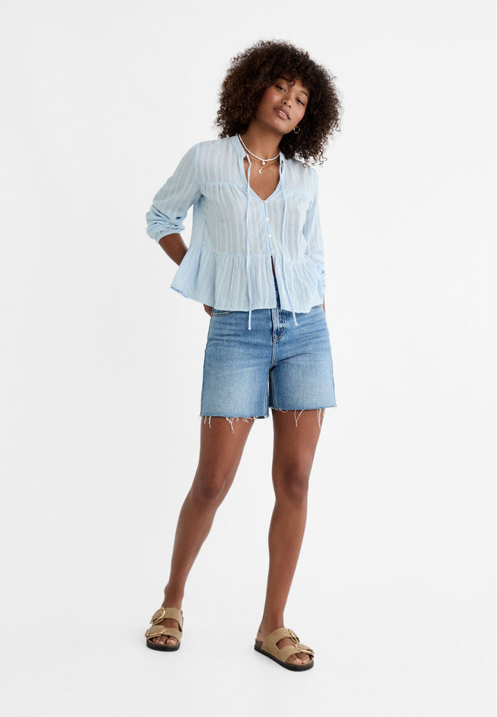 Moudda STRADIVARIUS - Blouse Boho à Étages - Tunisie 3