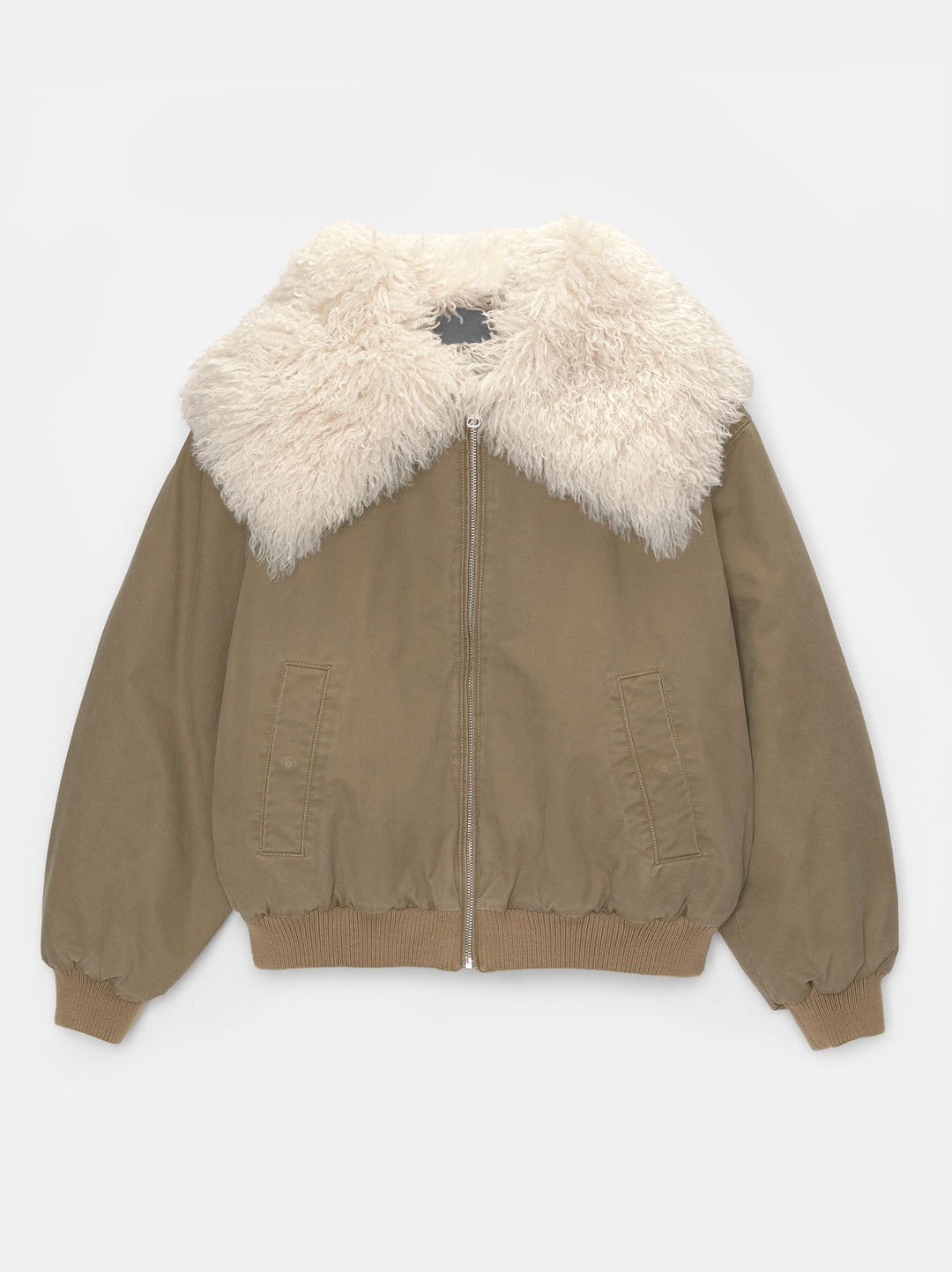 Moudda PULL & BEAR - Veste Bomber Poil Bouclé Col - Tunisie 5