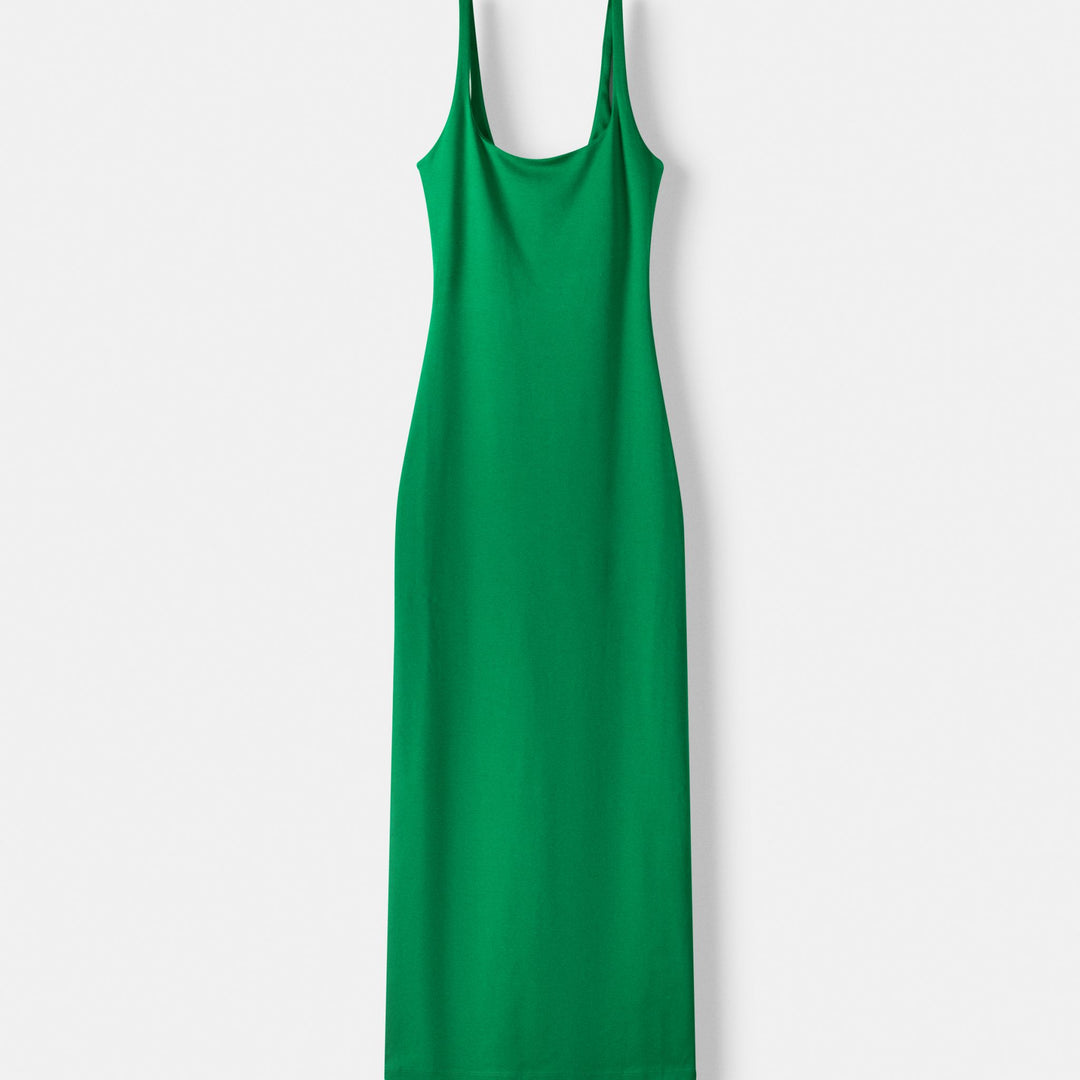 Moudda BERSHKA - Robe mi-longue bretelles encolure carrée - Tunisie 1