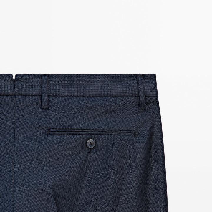Moudda Massimo Dutti - Pantalon costume carreaux bleus - Tunisie 5