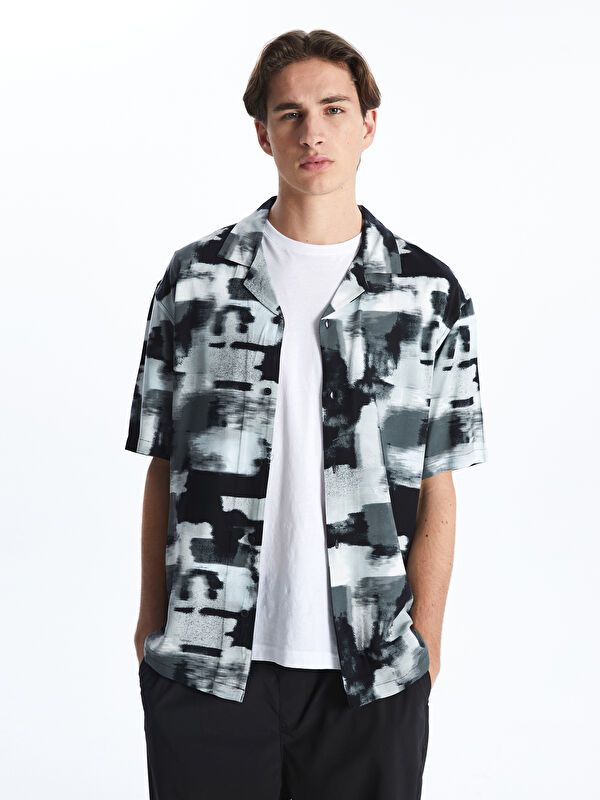 Moudda LC Waikiki - Chemise manches courtes en tissu pour Homme - Tunisie 1