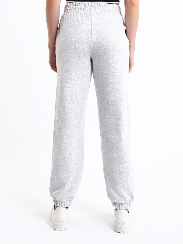 Moudda LC Waikiki - Pantalon en jersey Femme Mélange de gris - Tunisie 5