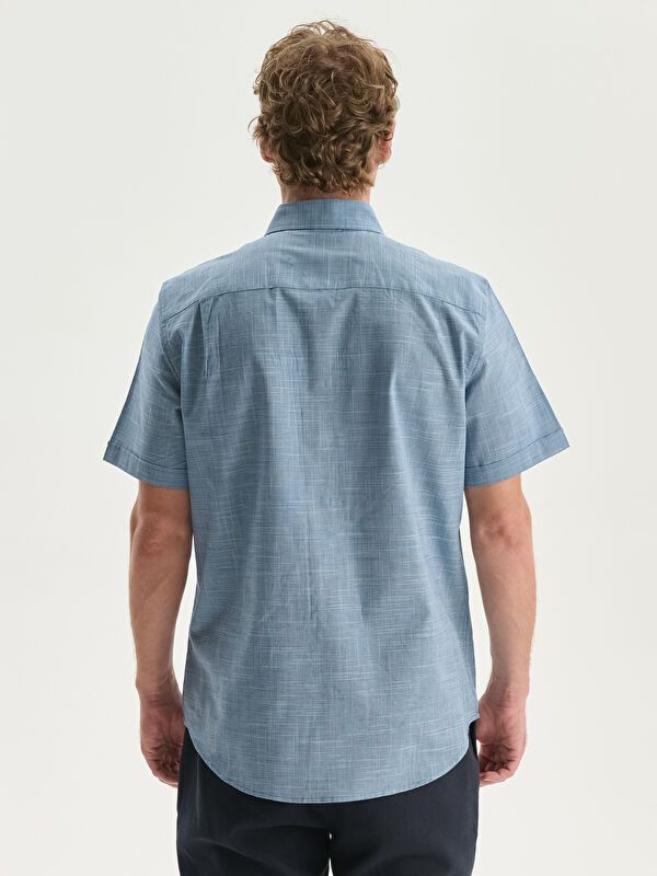 Moudda LC Waikiki - Chemise à carreaux manches courtes en tissu tissé pour Homme - Tunisie 4