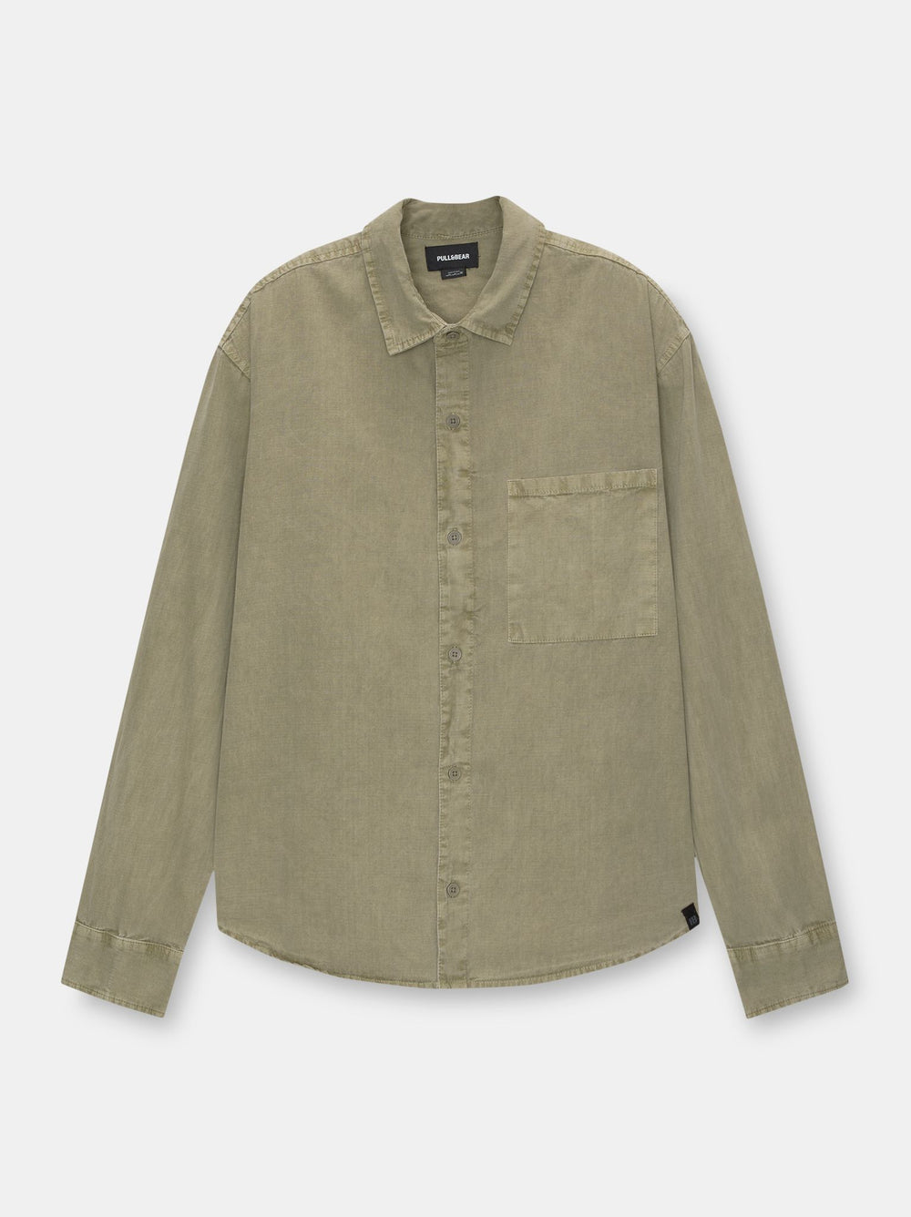 Moudda PULL & BEAR - Chemise Manches Longues Structure Lavée Basique - Tunisie 2