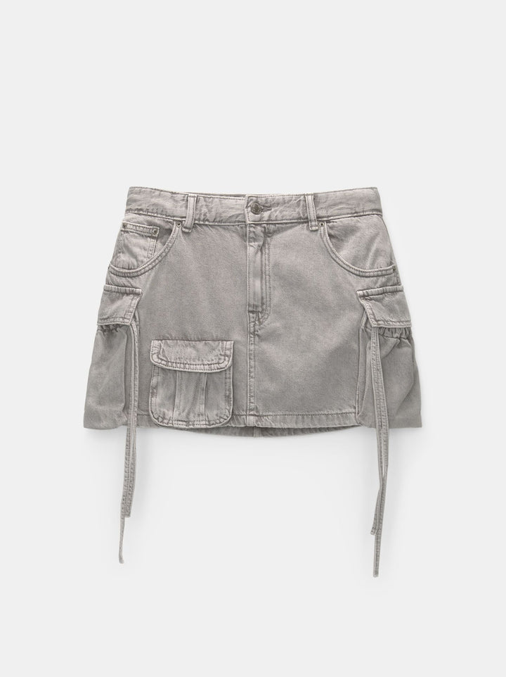 Moudda PULL & BEAR - Jupe Cargo Mini Multi-Poches - Tunisie 2