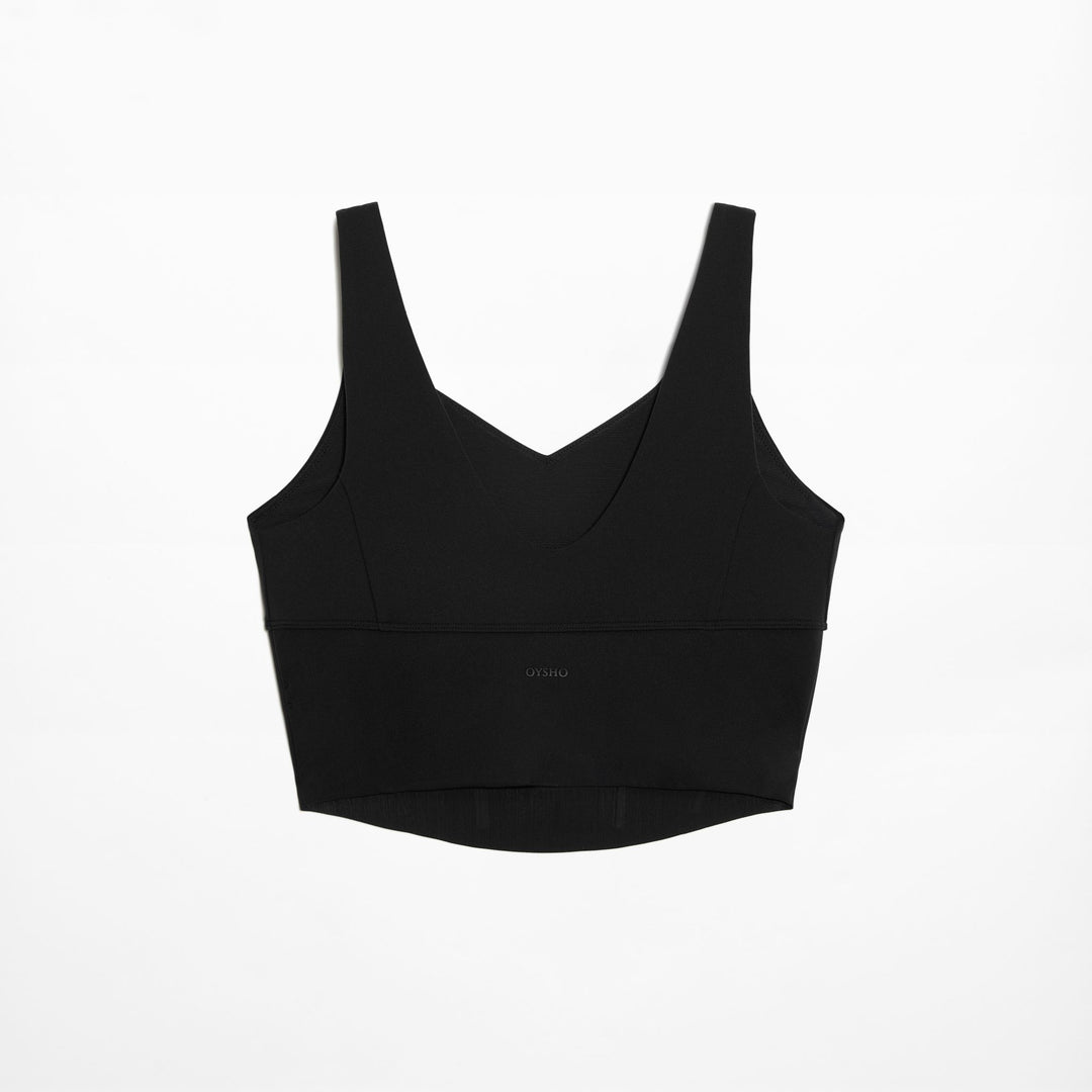 Moudda Oysho - Débardeur Crop Compressif Corset - Tunisie 4