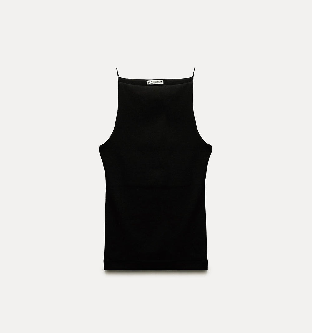 Moudda ZARA - T-shirt brassière en coton élasthanne, bretelles élastiques - Tunisie 2