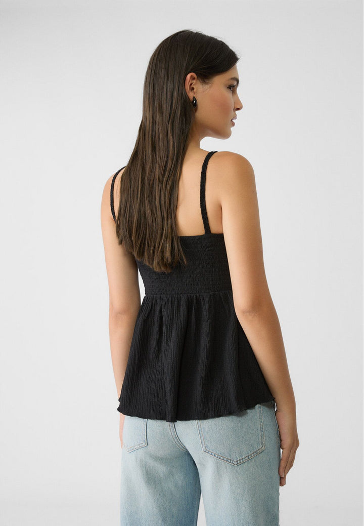 Moudda STRADIVARIUS - T-Shirt à Bretelles en Crochet Combiné - Tunisie 5