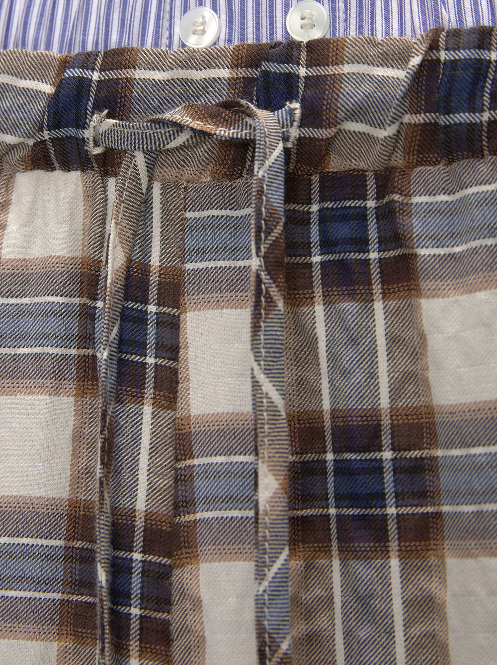 Moudda PULL & BEAR - Pantalon Pyjamero Double Ceinture à Carreaux - Tunisie 2