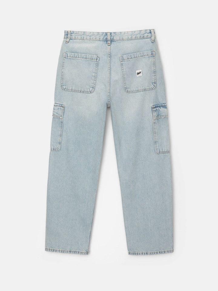 Moudda PULL & BEAR - Pantalon Denim Cargo Straight - Tunisie 4