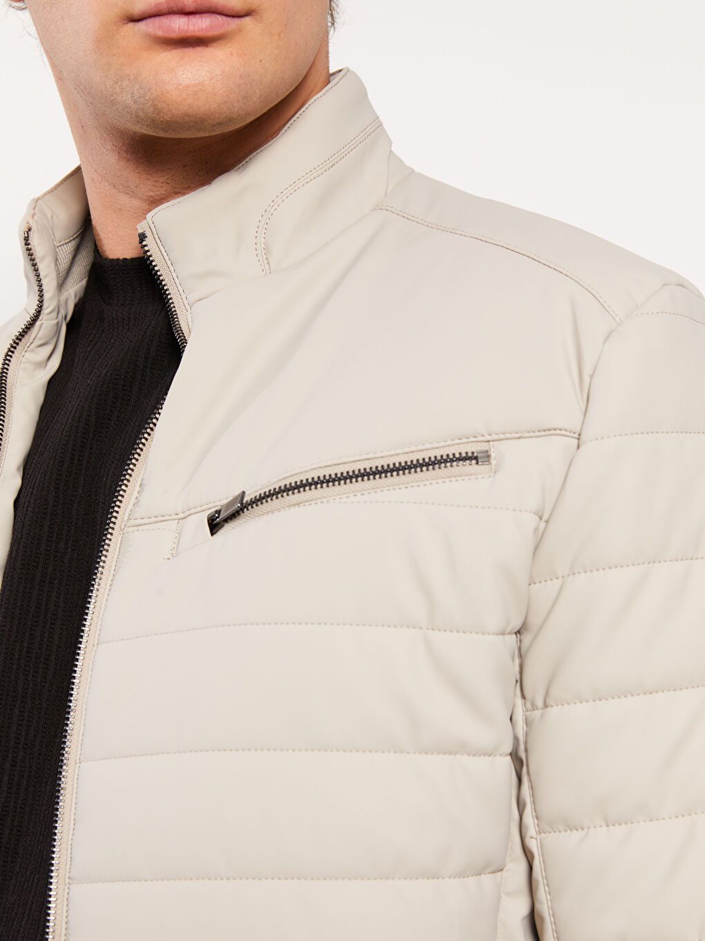 Moudda LC Waikiki - Manteau d'hiver en similicuir pour Homme - Tunisie 4