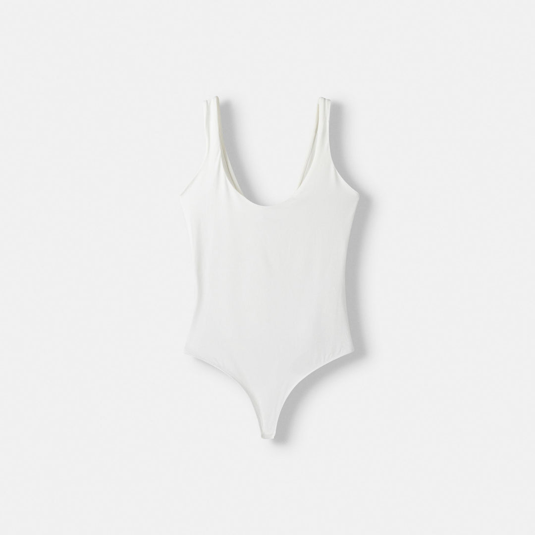 Moudda BERSHKA - Body à Bretelles en Polyamide - Tunisie 1