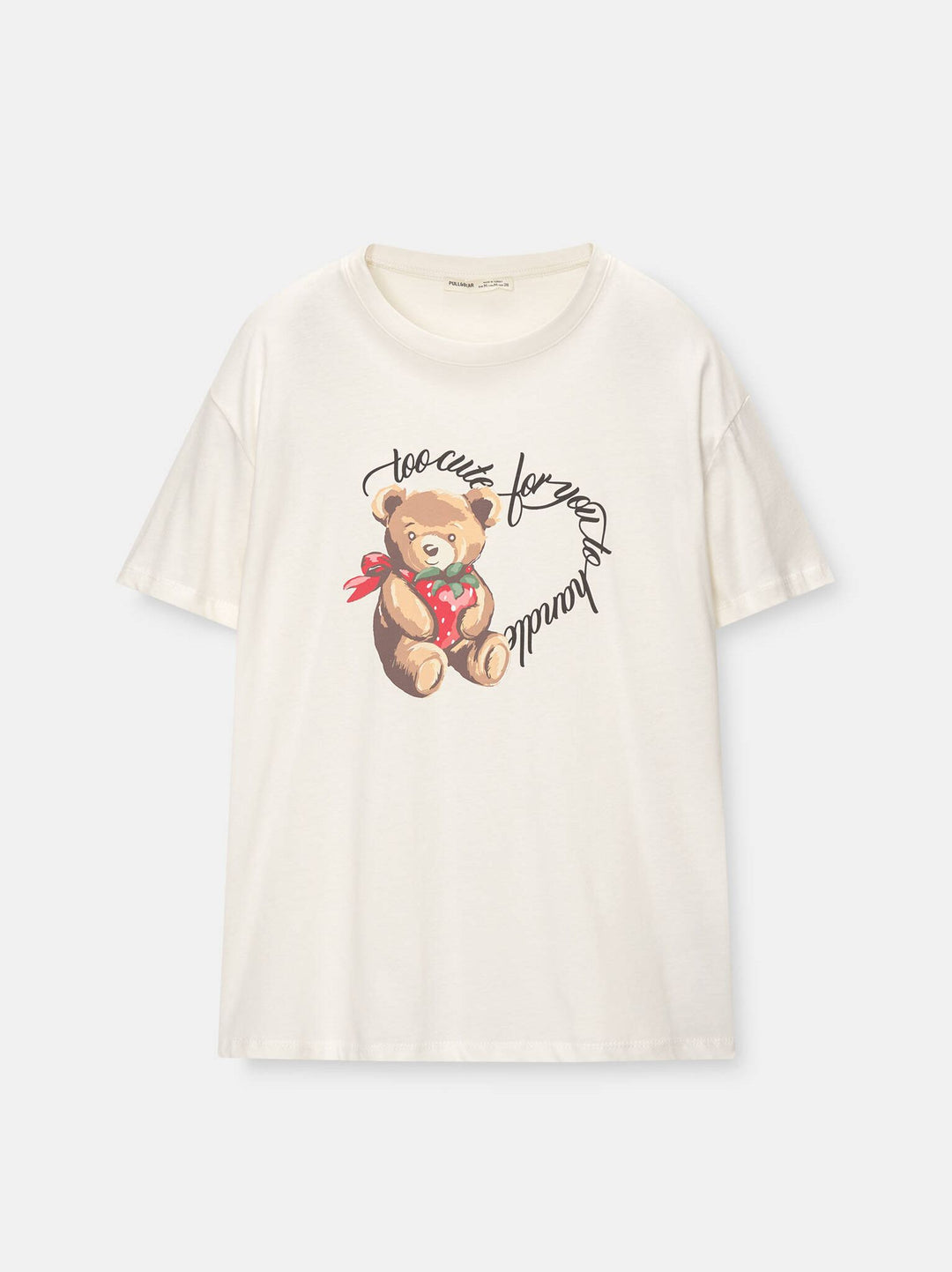 Moudda PULL & BEAR - Body Graphique Ours et Textes - Tunisie 8