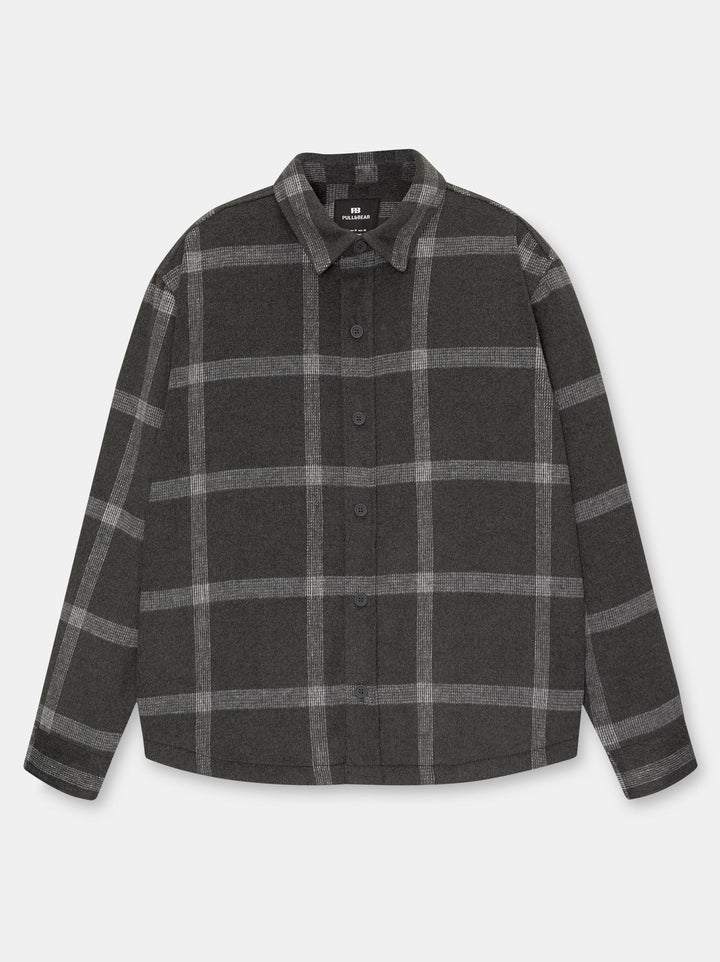 Moudda PULL & BEAR - Surchemise Manches Longues Ordinary Check - Tunisie 3