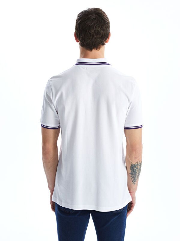 Moudda LC Waikiki - T-shirt col polo basique manches courtes en jersey - Tunisie 4