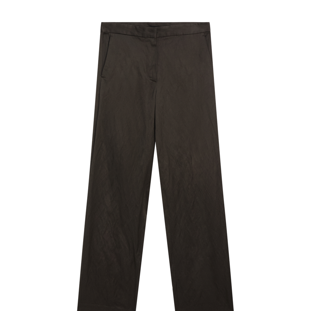 Moudda Massimo Dutti - Pantalon tonneau satiné froissé - Tunisie 2