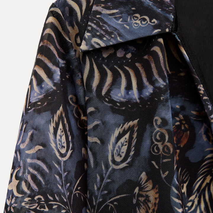 Moudda ZARA - Top Col Polo à Nœud en Tulle - Tunisie 3
