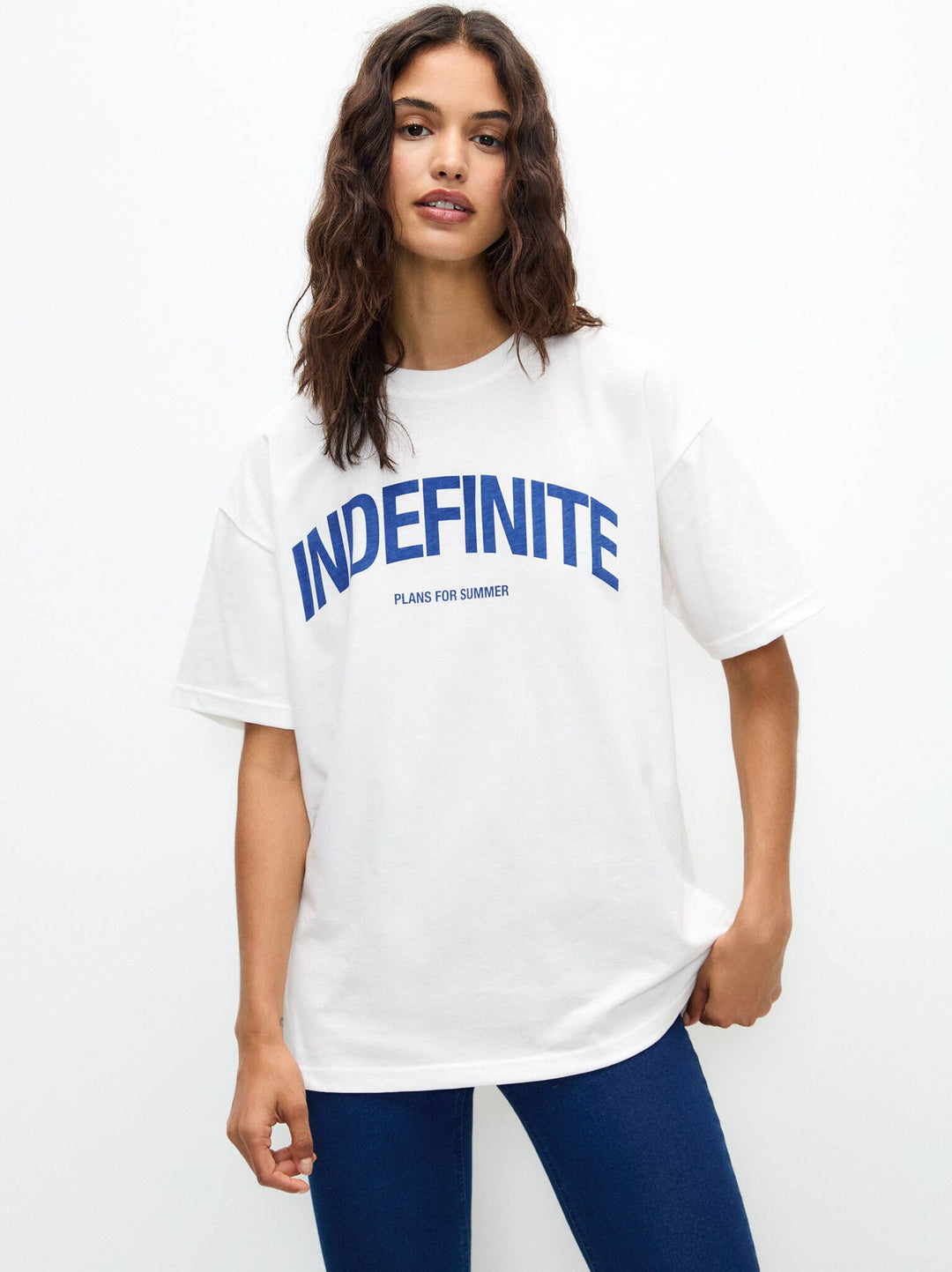 Moudda PULL & BEAR - Body Graphique Texte Bleu - Tunisie 1