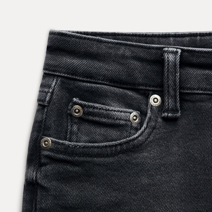 Moudda ZARA - Jean skinny taille mi-haute noir délavé - Tunisie 3