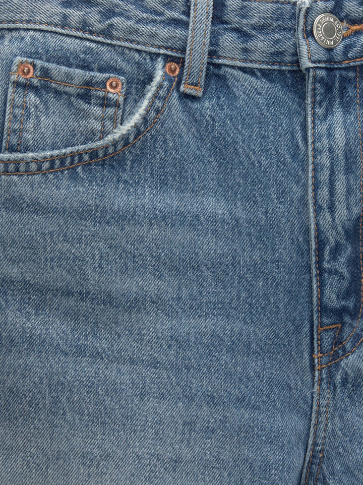 Moudda PULL & BEAR - Bermuda Denim Taille Haute Longue - Tunisie 3