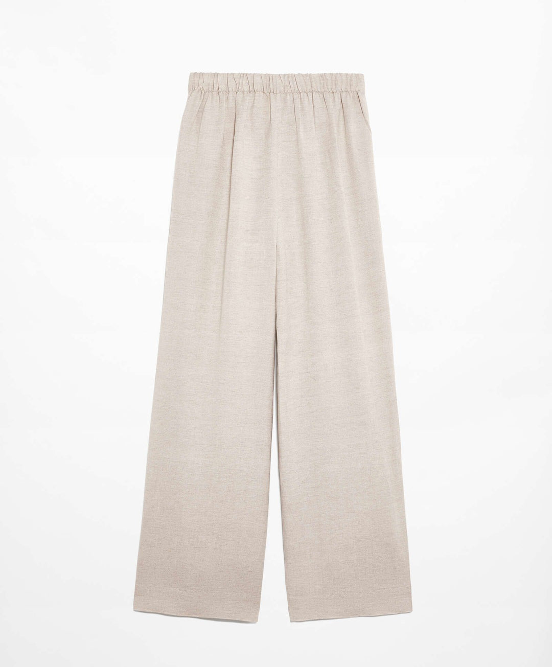 Moudda Oysho - Pantalon Croisé Lin Viscose Taille Haute - Tunisie 1