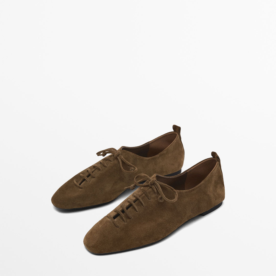Moudda Massimo Dutti - Chaussures plates lacets douces - Tunisie 4