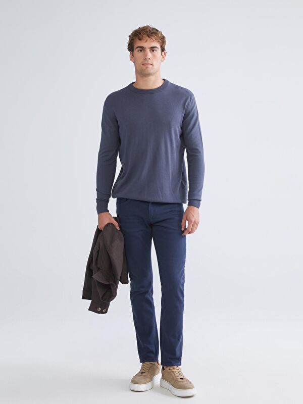 Moudda LC Waikiki - Pull en tricot Homme Mélange indigo - Tunisie 2