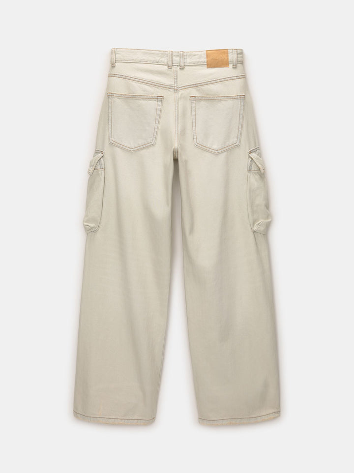 Moudda PULL & BEAR - Cargo Multi-Poches Jambe Large - Tunisie 3