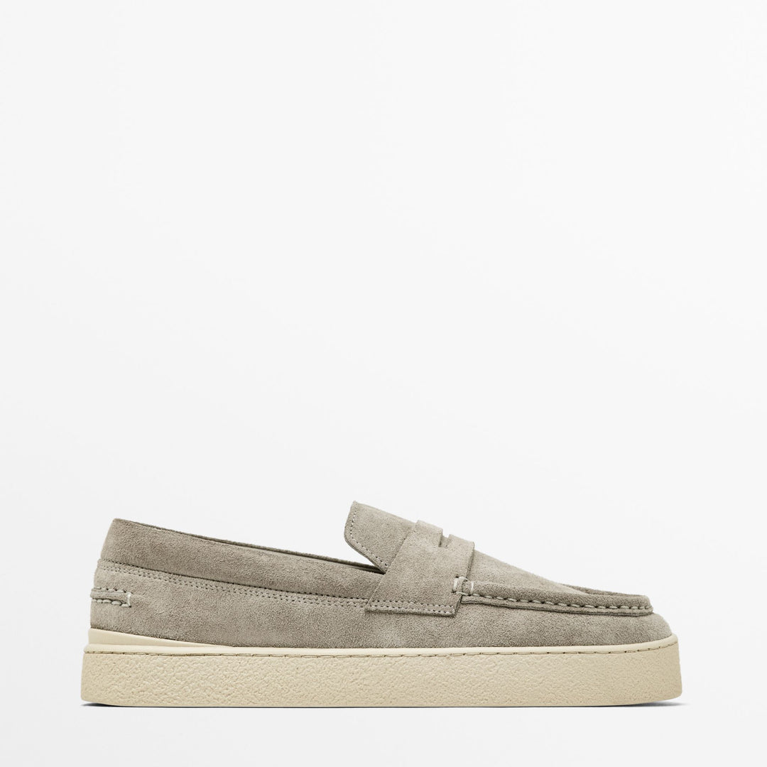 Moudda Massimo Dutti - Mocassin doux masque daim - Tunisie 1