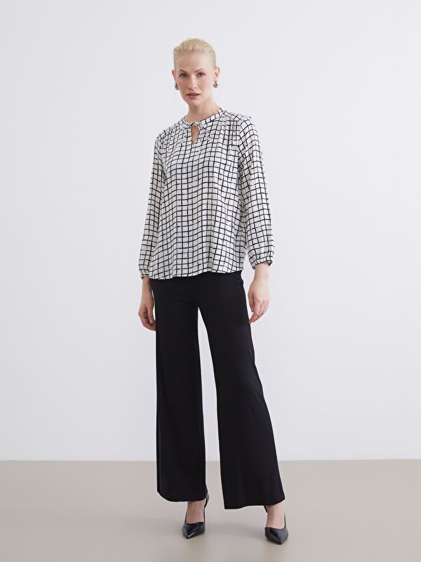 Moudda LC Waikiki - Chemisier (blouse) imprimé manches longues en tissu pour Femme - Tunisie 2