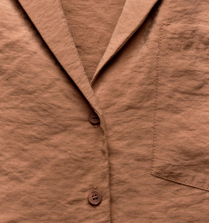Moudda ZARA - Chemise fluide manches courtes col chemise poche - Tunisie 4