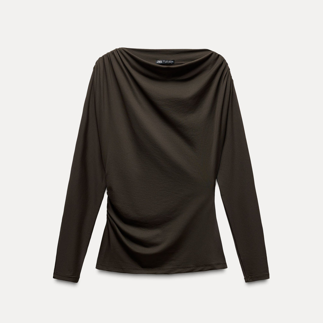 Moudda ZARA - Top Polyamide Drapé - Tunisie 2