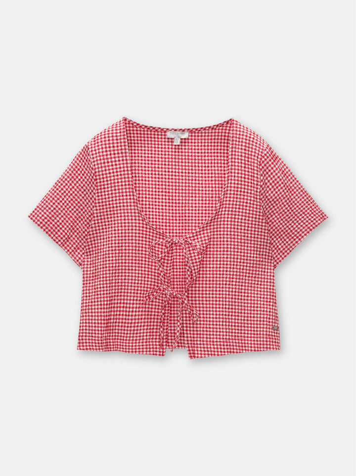 Moudda PULL & BEAR - Chemise Pacific Manches Courtes Vichy - Tunisie 1
