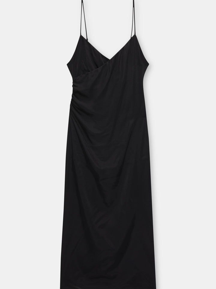 Moudda PULL & BEAR - Robe Midi Croisée Bretelles Fronces - Tunisie 3