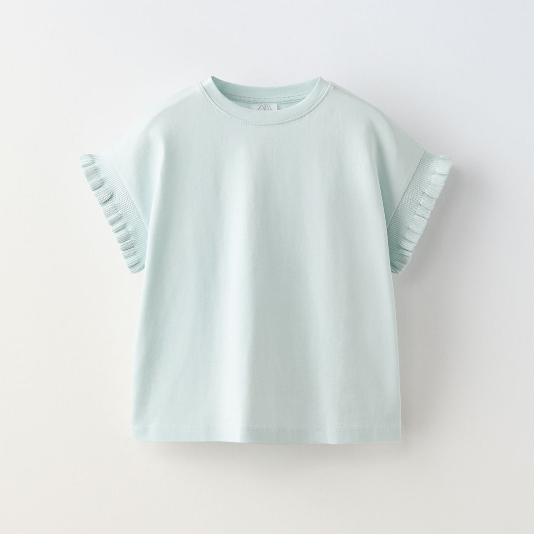 Moudda ZARA - T-shirt fille manches courtes, finitions - Tunisie 1