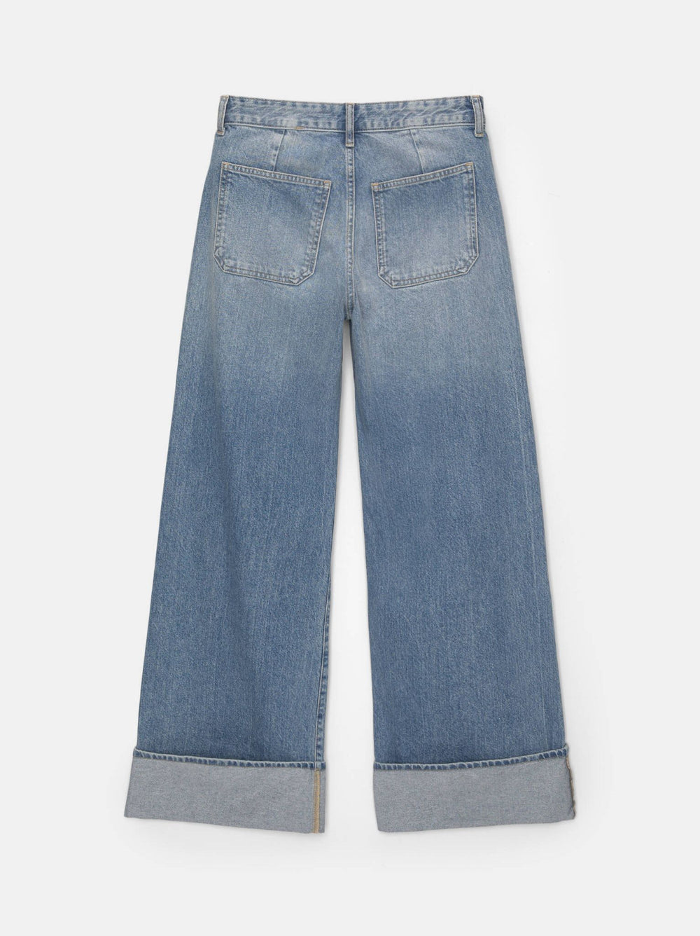 Moudda PULL & BEAR - Pantalon Denim Jambe Large Poches Plastron - Tunisie 2