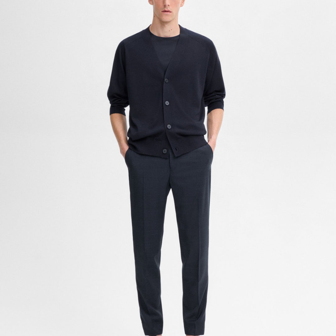 Moudda Massimo Dutti - Pantalon costume prince de Galles bleu gris - Tunisie 8