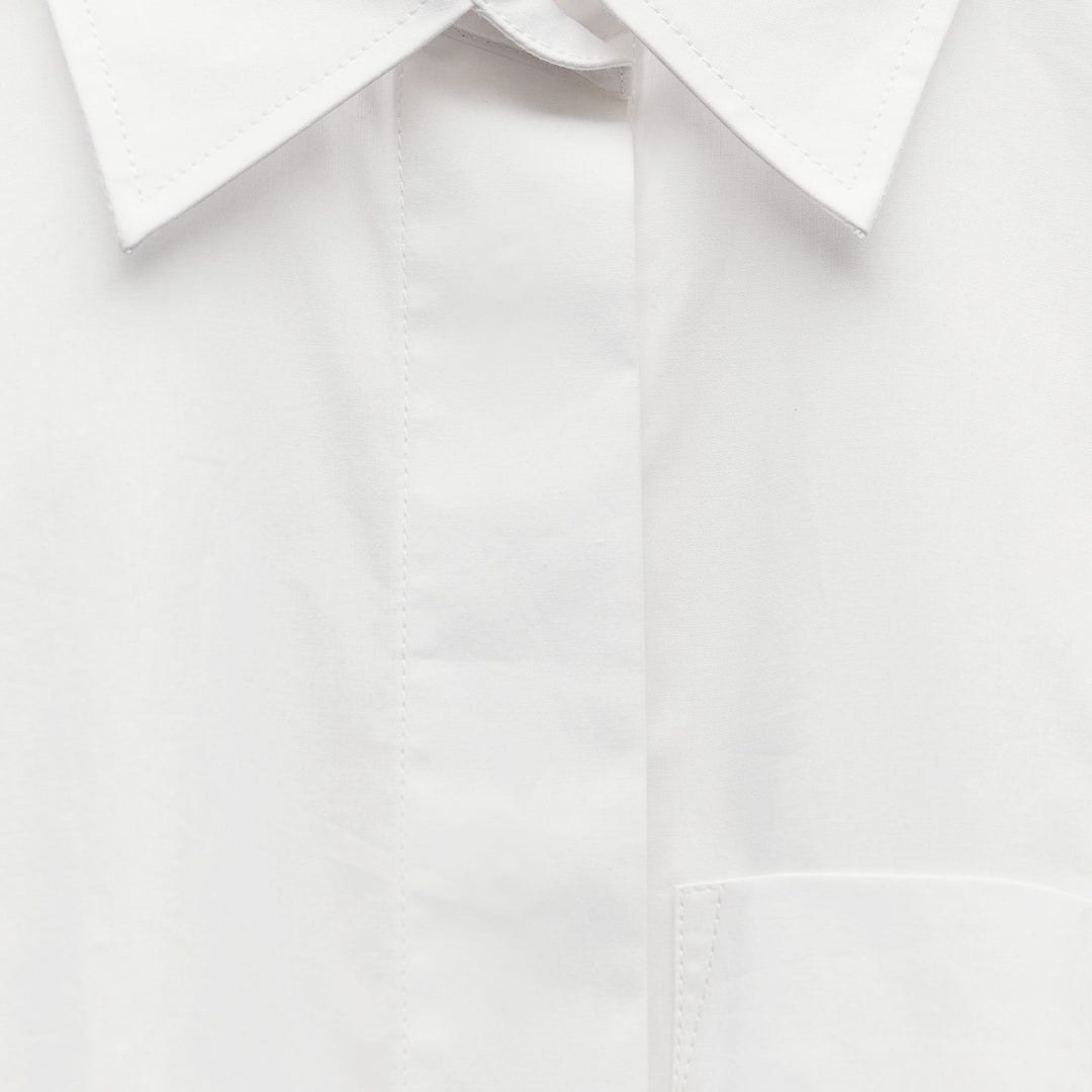 Moudda ZARA - Chemise mi-longue en popeline, poche - Tunisie 3