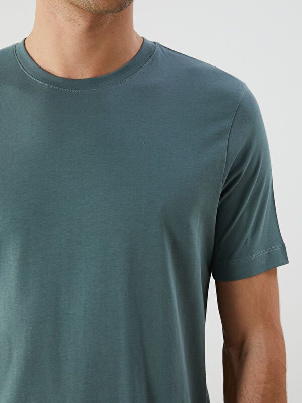 Moudda LC Waikiki - T-shirt basique col rond manches courtes en jersey - Tunisie 3