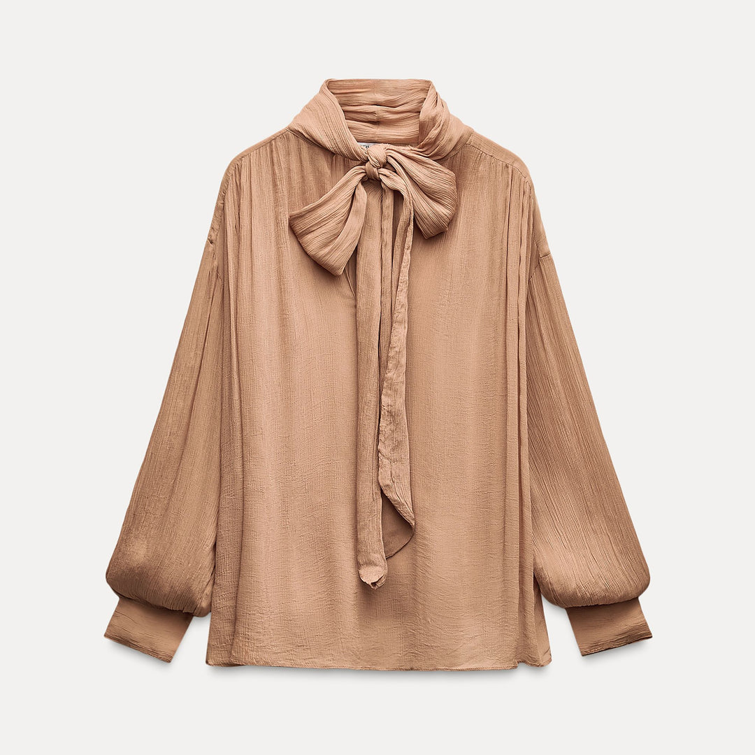Moudda ZARA - Chemise manches longues col foulard - Tunisie 1
