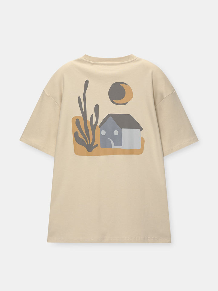 Moudda PULL & BEAR - T-Shirt Demi-Manches Desierto Casa Spécial ADHA - Tunisie 1