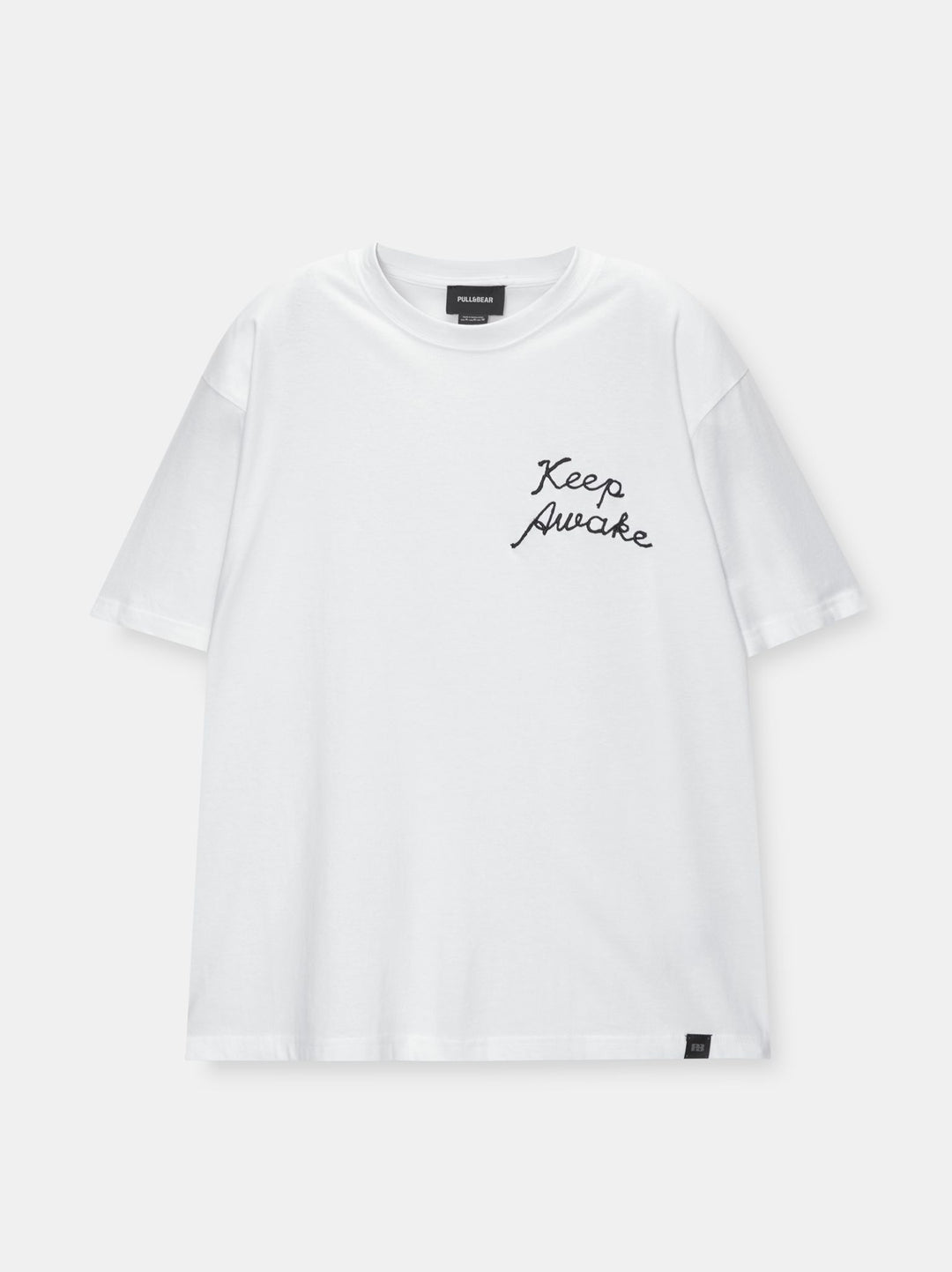 Moudda PULL & BEAR - T-Shirt Demi-Manches Brodé Poitrine - Tunisie 3