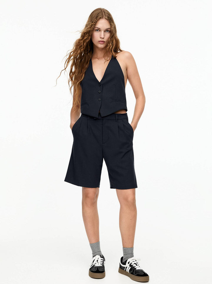 Moudda PULL & BEAR - Bermuda Longue Double Pince Collection Marino - Tunisie 2