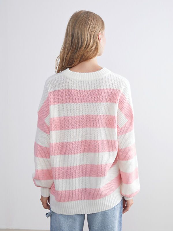 Moudda LC Waikiki - Pull en tricot Femme Rose - Tunisie 4