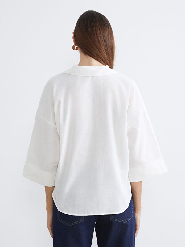 Moudda LC Waikiki - Chemise manches longues en tissu pour Femme - Tunisie 4