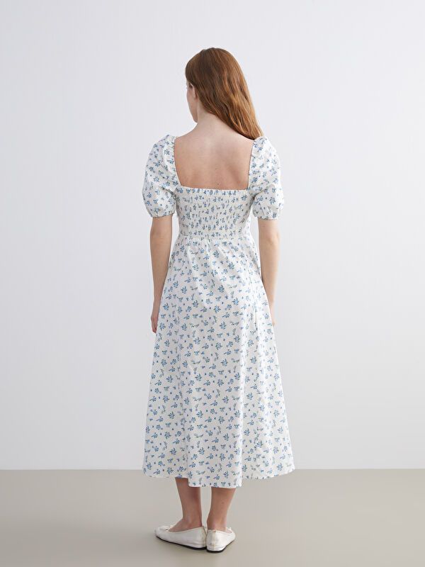 Moudda LC Waikiki - Robe manches courtes en tissu pour Femme - Tunisie 4