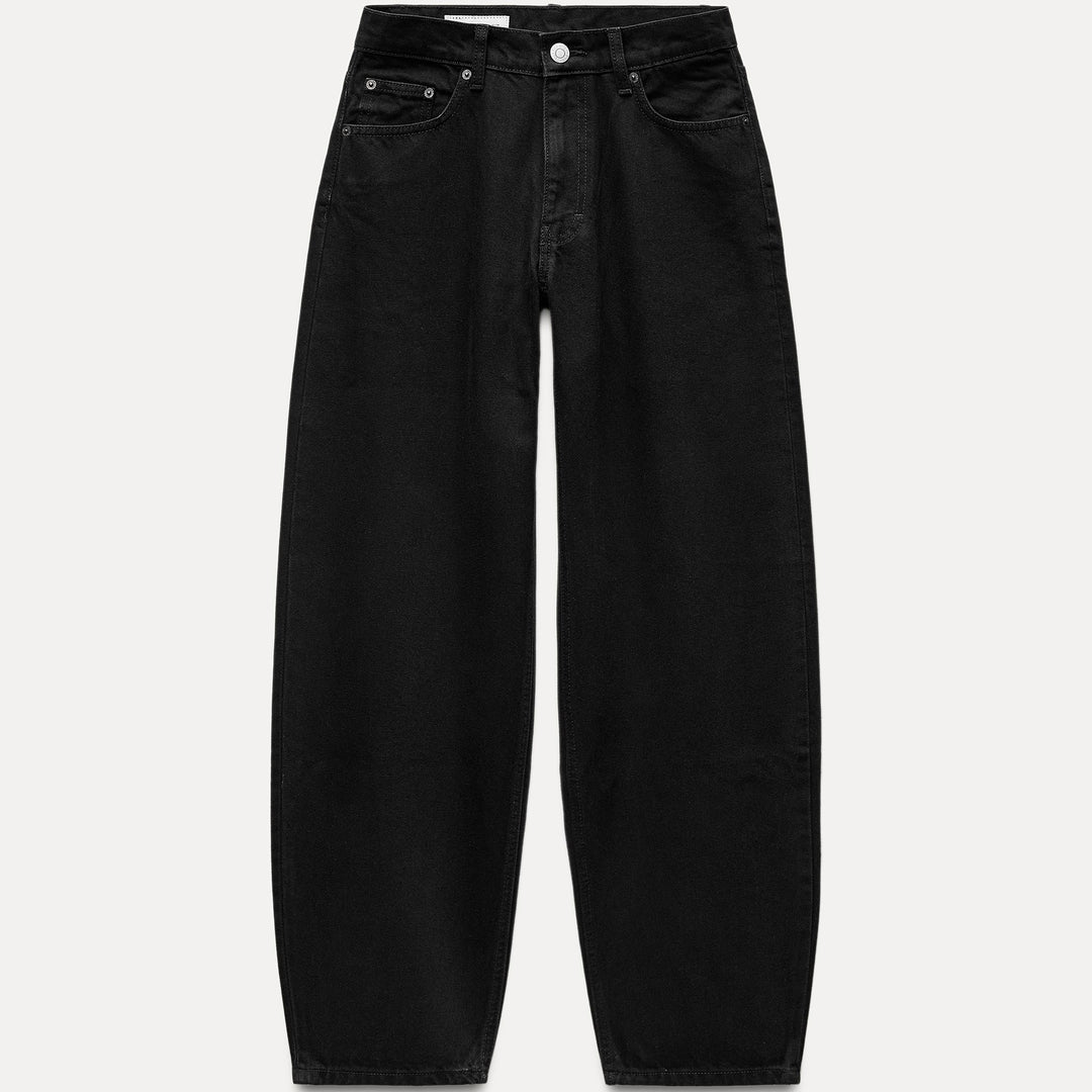 Moudda ZARA - Noir – pantalon ballon taille mi-haute longueur complète - Tunisie 1