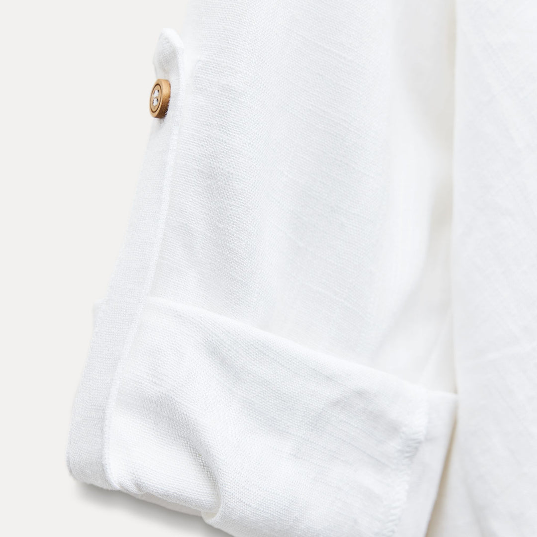 Moudda ZARA - Top lin/viscose nœud ceinture manches longues - Tunisie 4