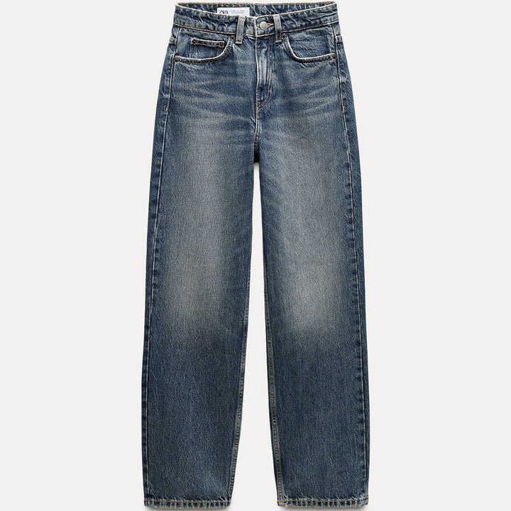 Moudda ZARA - Pantalon mom coupe nouvelle taille haute longueur classique - Tunisie 2
